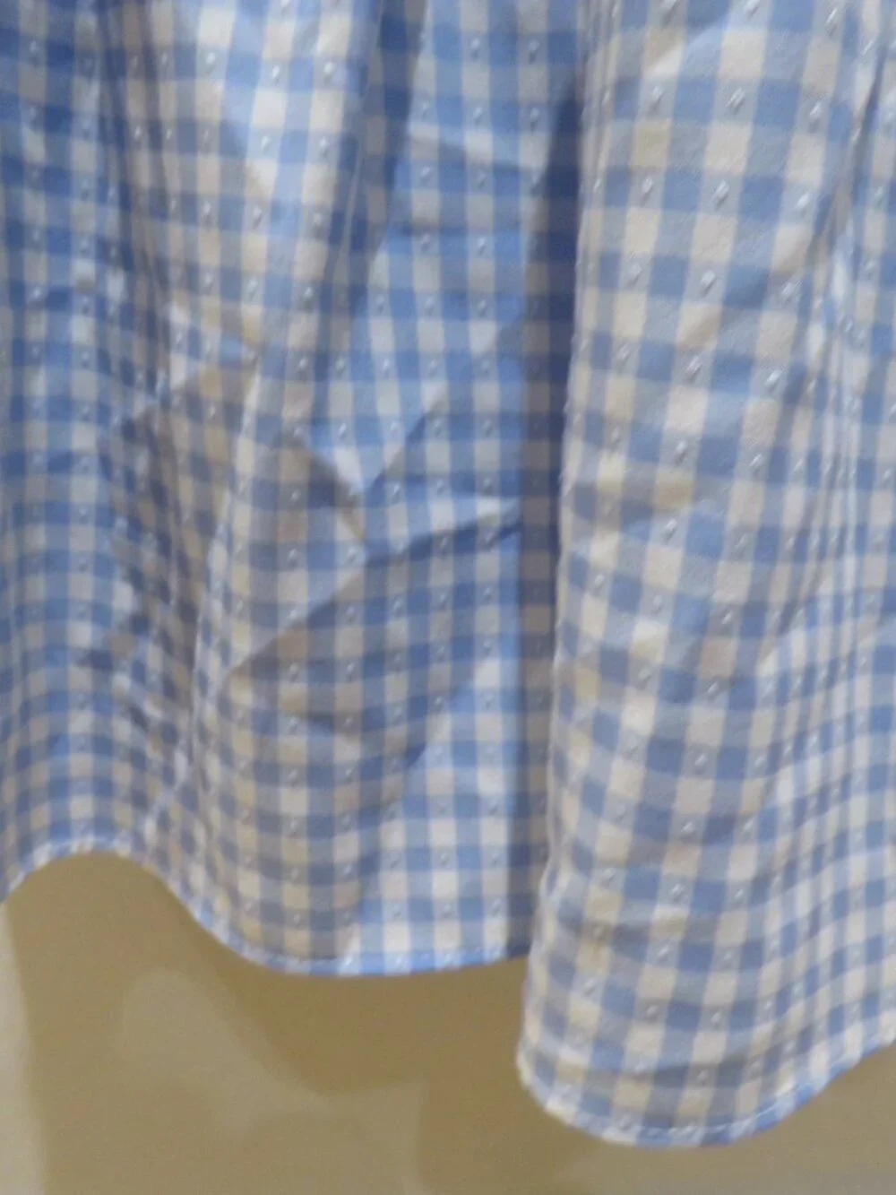 O.P.T Daphne Gingham Smocked Tiered Midi Dress Medium Trad Wife Cottagecore - Picture 10 of 16